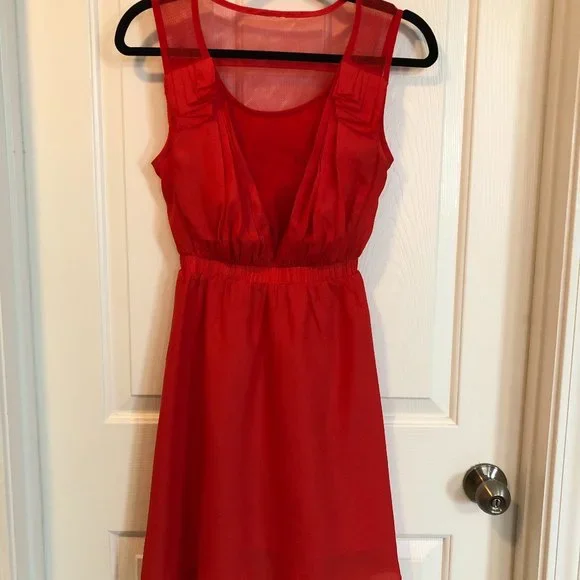 open lace back dress Red & White Picnic Swing Dress  ModCloth